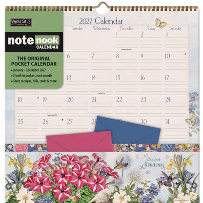 Wells St. 2027 Note Nook Calendar