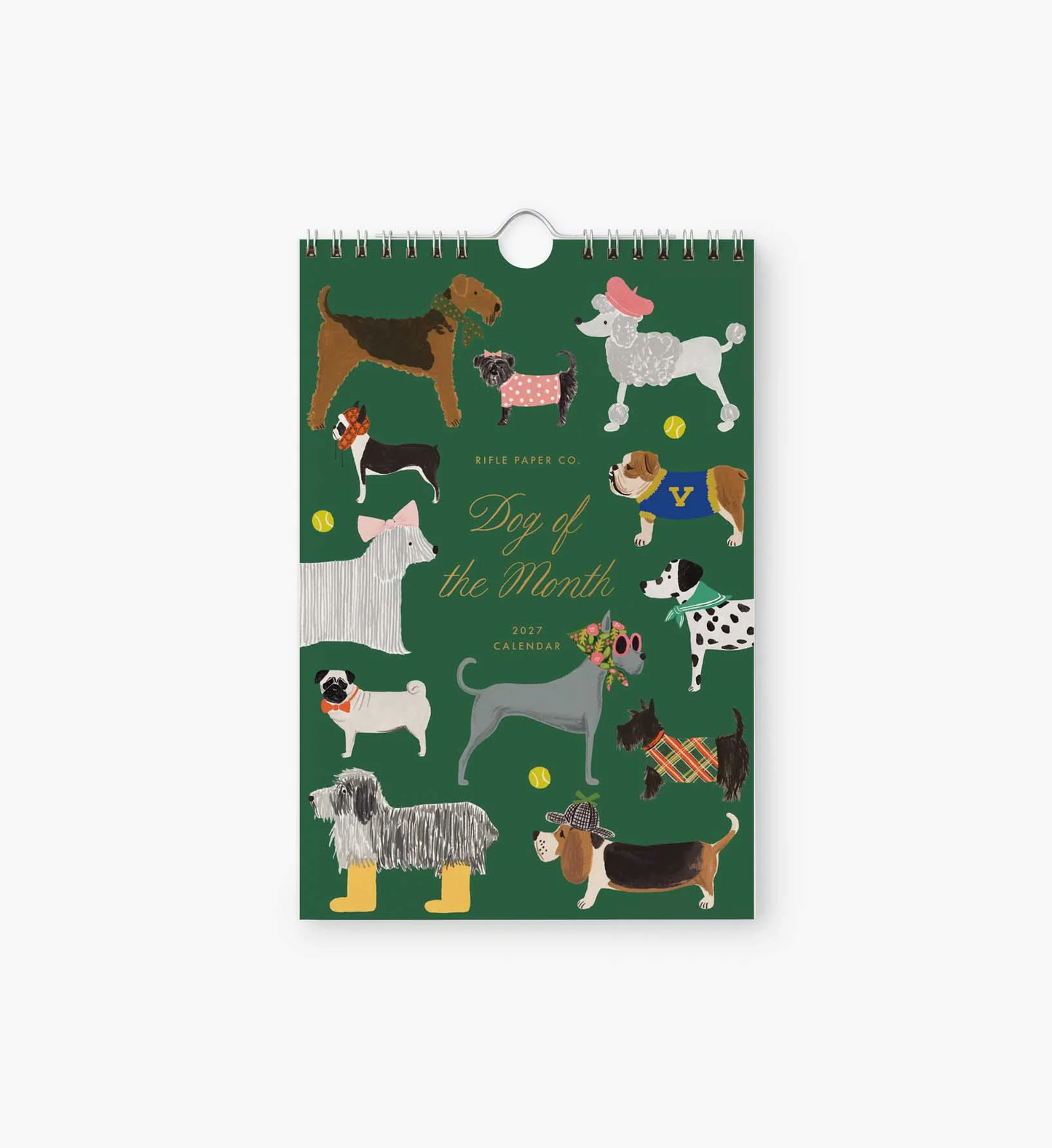 Rifle Paper Co. 2027 Dog of the Month Kitchen Calendar