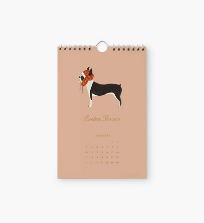 Rifle Paper Co. 2027 Dog of the Month Kitchen Calendar