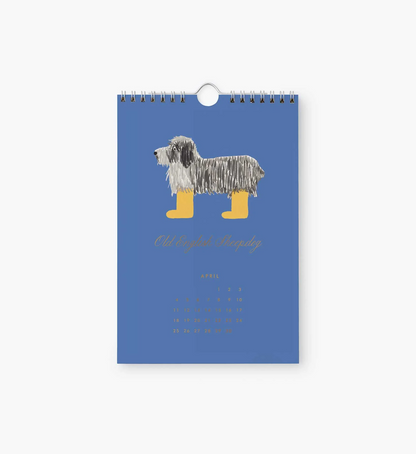 Rifle Paper Co. 2027 Dog of the Month Kitchen Calendar