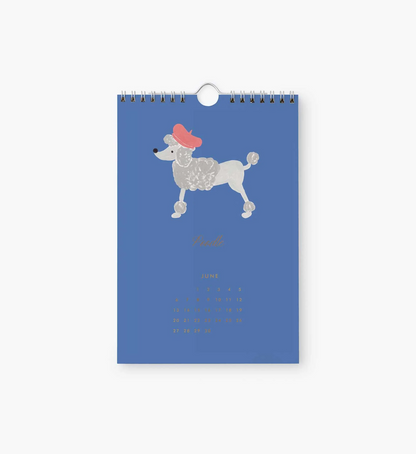 Rifle Paper Co. 2027 Dog of the Month Kitchen Calendar