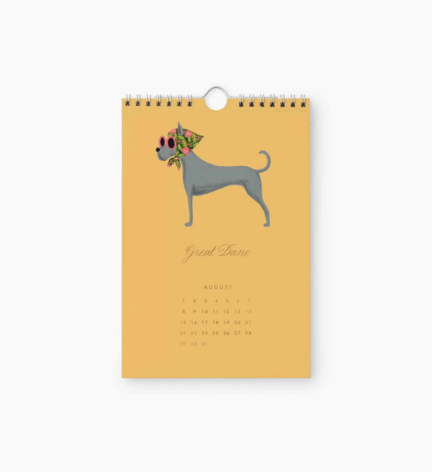 Rifle Paper Co. 2027 Dog of the Month Kitchen Calendar