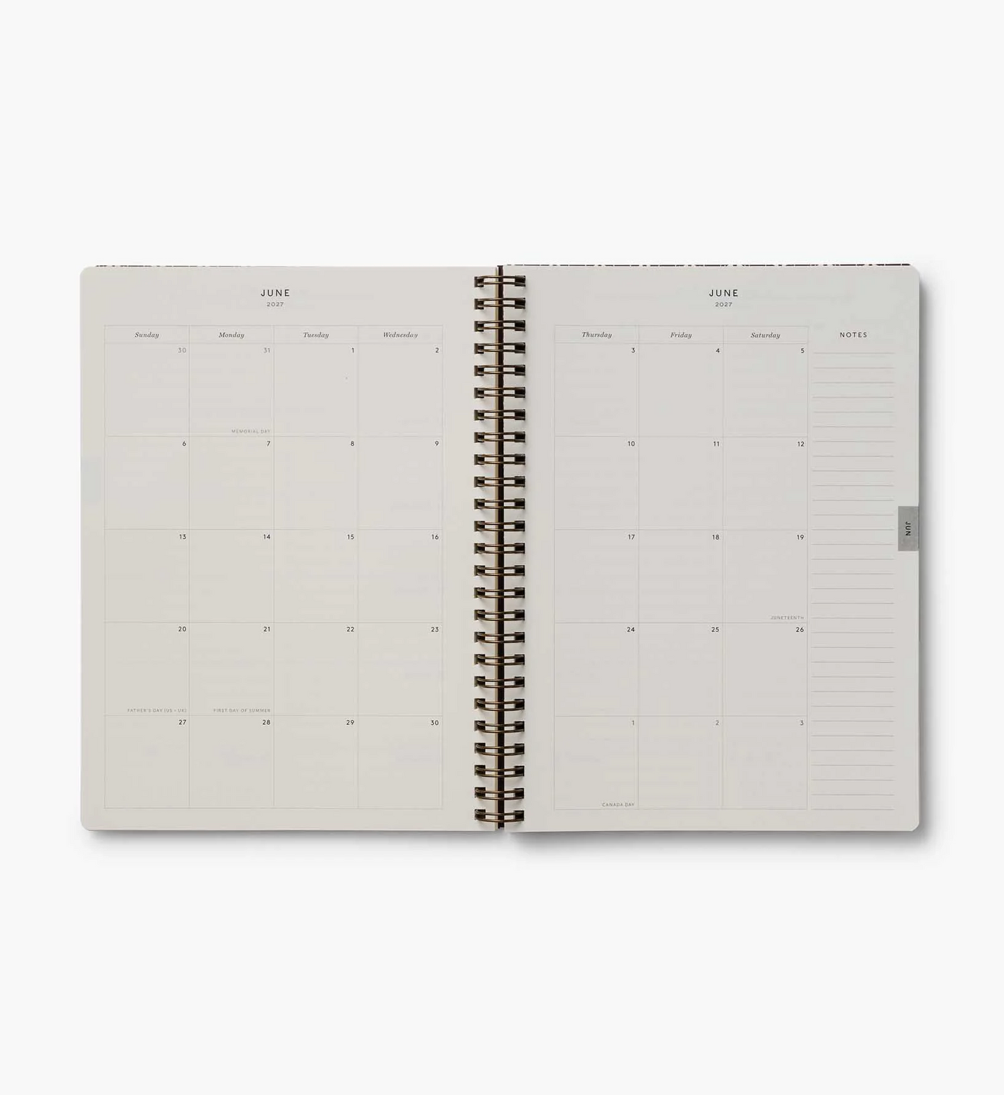 Rifle Paper Co. 2027 Weekly Spiral Planner - Sage Hydrangea