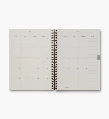 Rifle Paper Co. 2027 Weekly Spiral Planner - Sage Hydrangea