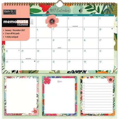 Wells St. 2027 Memo Mate Calendar