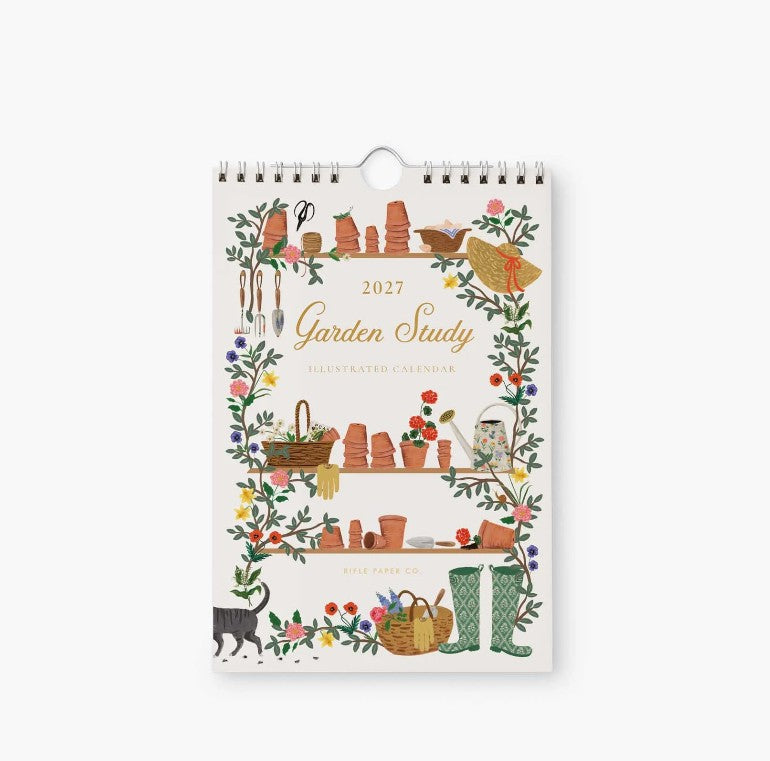 Rifle Paper Co. 2027 Garden Study Kitchen Calendar