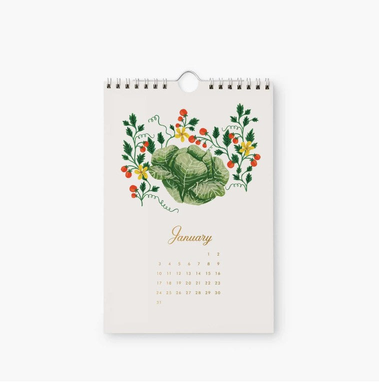 Rifle Paper Co. 2027 Garden Study Kitchen Calendar