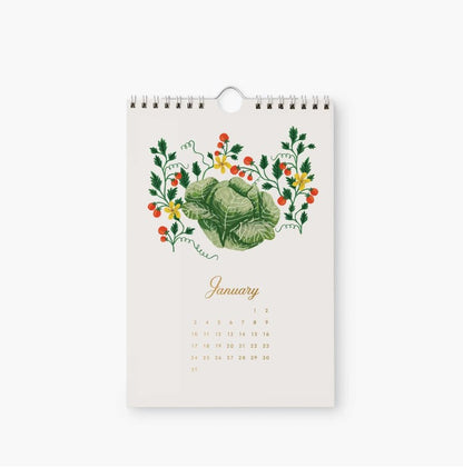 Rifle Paper Co. 2027 Garden Study Kitchen Calendar