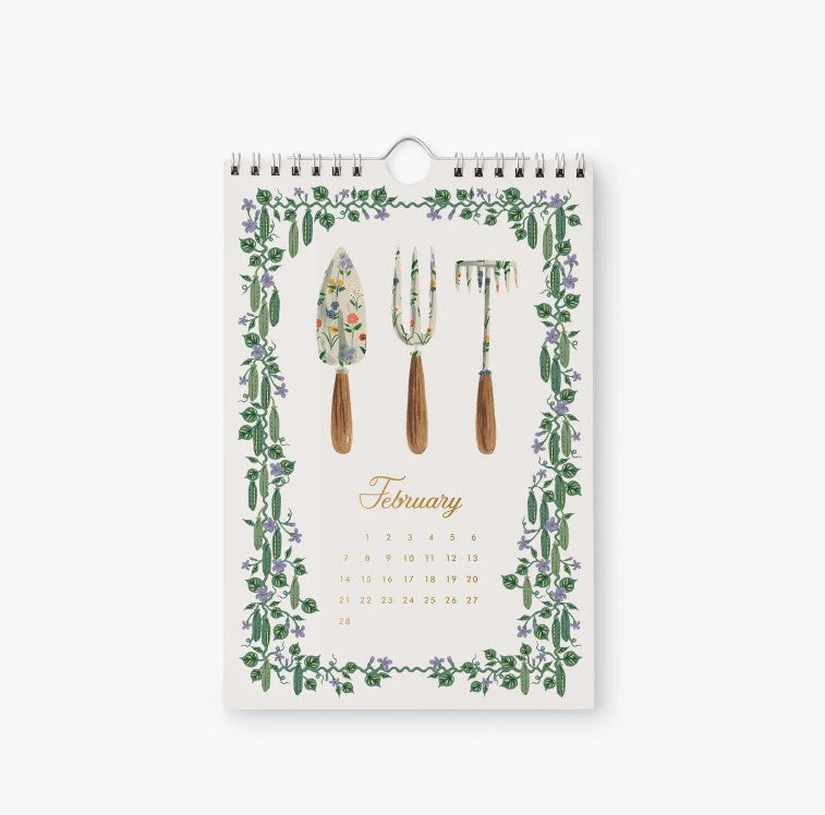 Rifle Paper Co. 2027 Garden Study Kitchen Calendar