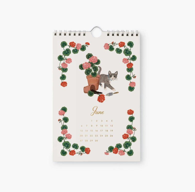 Rifle Paper Co. 2027 Garden Study Kitchen Calendar