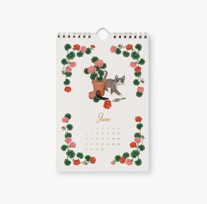 Rifle Paper Co. 2027 Garden Study Kitchen Calendar
