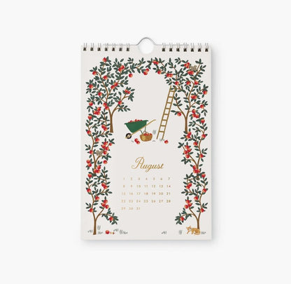 Rifle Paper Co. 2027 Garden Study Kitchen Calendar