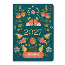 2027 Fruit & Flora Monthly Pocket Planner - Orange Circle Studio