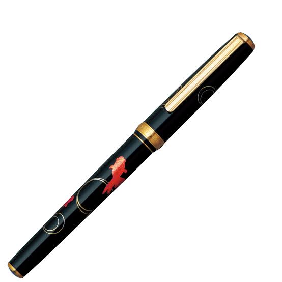 Vicoh Kanazawa Gold Leaf Fountain Pen - Platinum