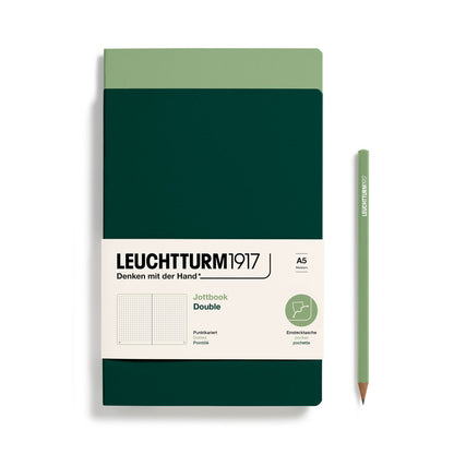 Leuchtturm Jottbook Double (in a pack of 2)