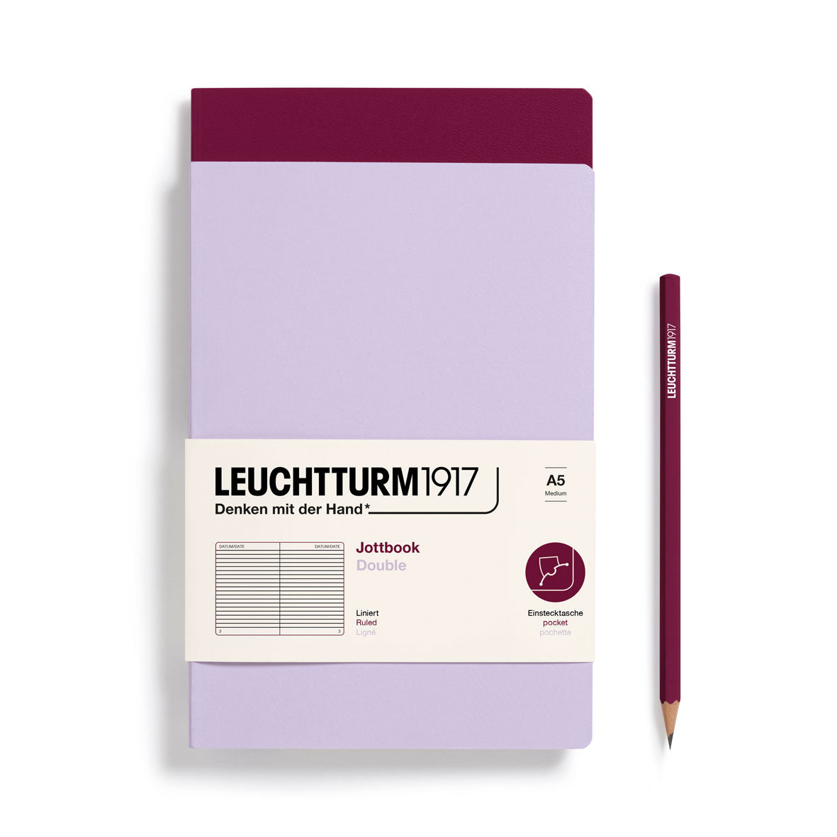 Leuchtturm Jottbook Double (in a pack of 2)