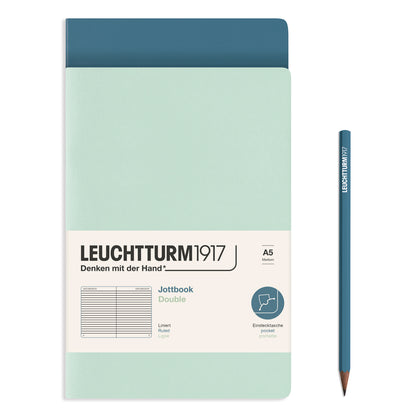 Leuchtturm Jottbook Double (in a pack of 2)