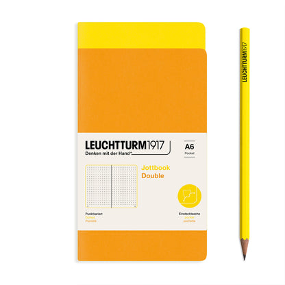 Leuchtturm Jottbook Double (in a pack of 2)