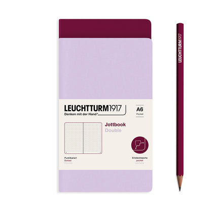 Leuchtturm Jottbook Double (in a pack of 2)