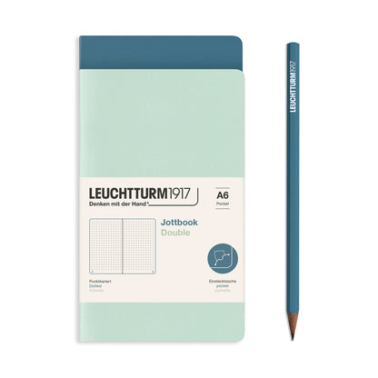 Leuchtturm Jottbook Double (in a pack of 2)