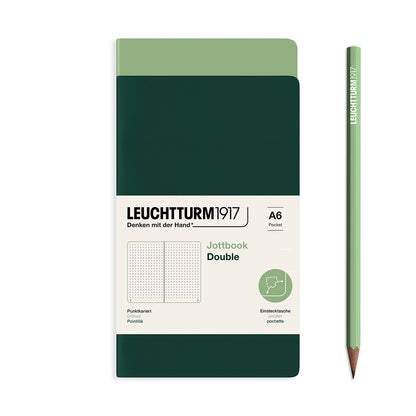 Leuchtturm Jottbook Double (in a pack of 2)