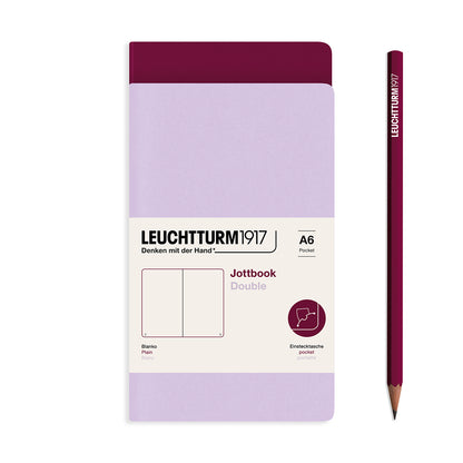 Leuchtturm Jottbook Double (in a pack of 2)