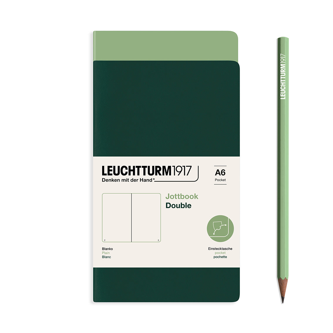 Leuchtturm Jottbook Double (in a pack of 2)