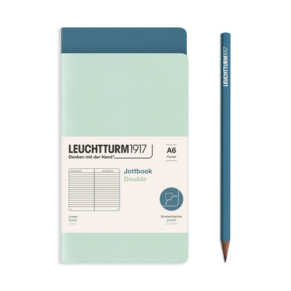 Leuchtturm Jottbook Double (in a pack of 2)
