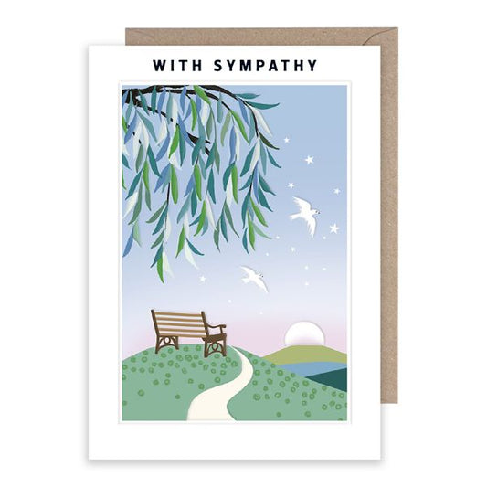 With Sympathy - Rosanna Rossi Greeting Card