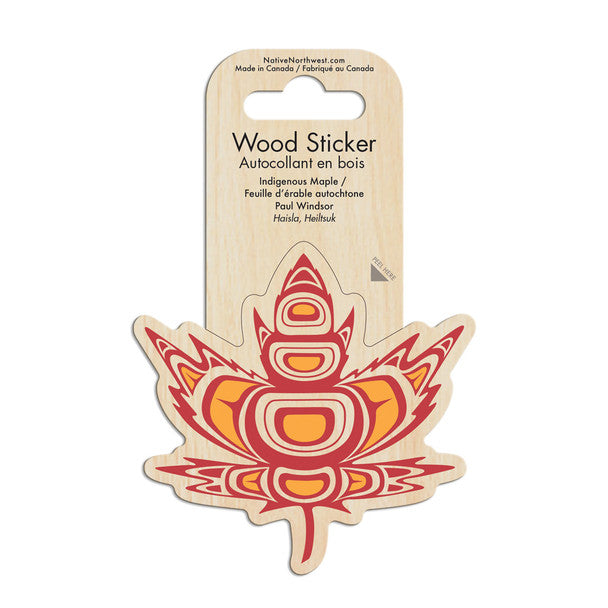 Native Northwest Wood Sticker