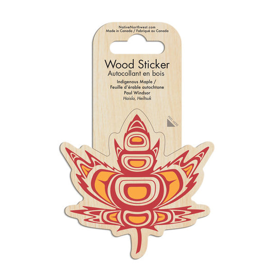 Native Northwest Wood Sticker