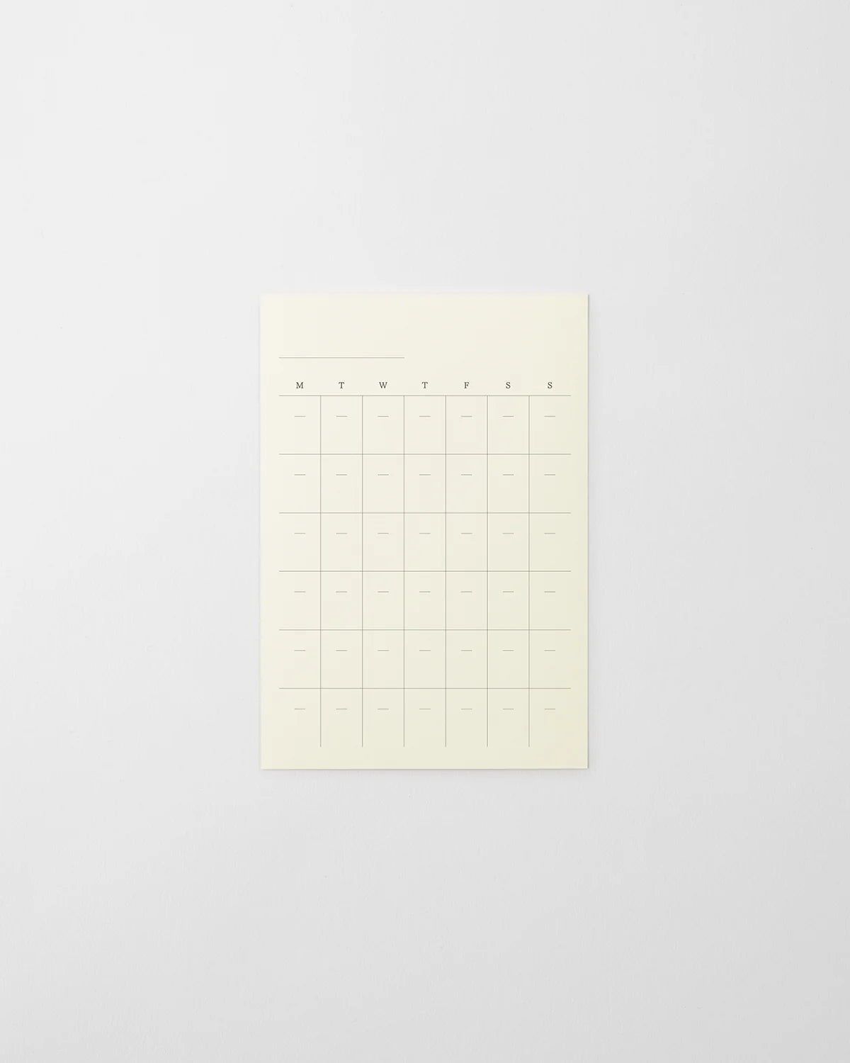MD Monthly Free Diary Sticker