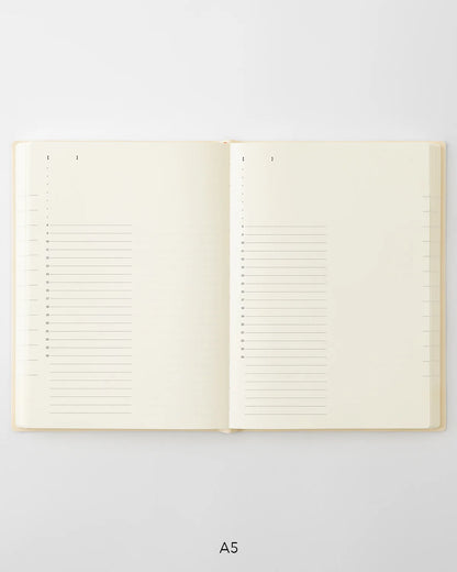Midori 2027 Notebook Diary Monthly Block + 1 Day 1 Page