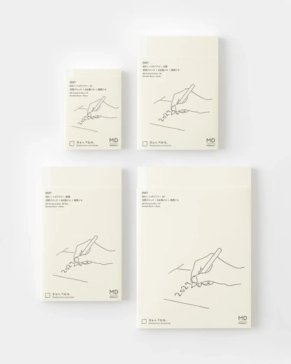 Midori 2027 Notebook Diary Monthly Block + Memo