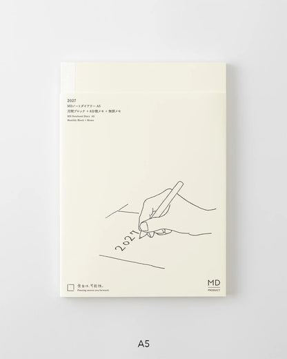 Midori 2027 Notebook Diary Monthly Block + Memo