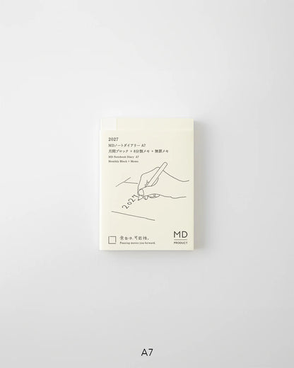 Midori 2027 Notebook Diary Monthly Block + Memo