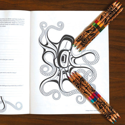 Double Ended Coloured Pencils - Native Northwest