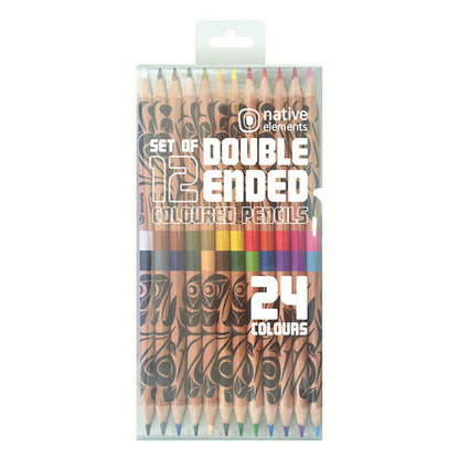 Double Ended Coloured Pencils - Native Northwest