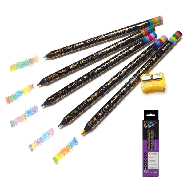 Rainbow Coloured Pencils - Native Northwest