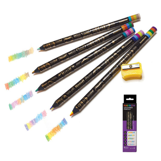 Rainbow Coloured Pencils - Native Northwest