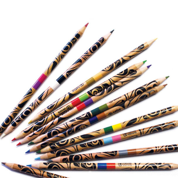 Double Ended Coloured Pencils - Native Northwest