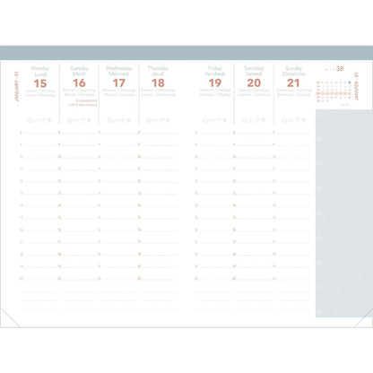 Quo Vadis 2027 Minister Colour Weekly Planner