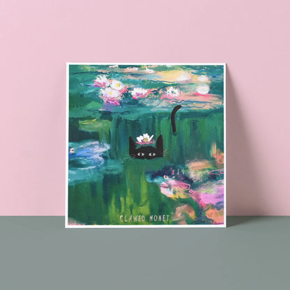 Clawed Monet - Niaski Greeting Card