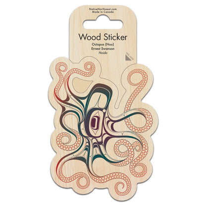 Native Northwest Wood Sticker