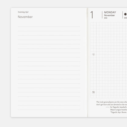 PLANNER A6 (ENG) Jan Start - Hobonichi Techo 2027