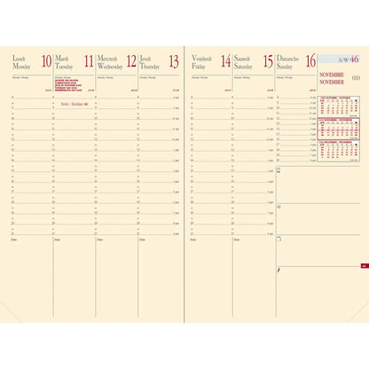 Quo Vadis 2027 Minister Prestige Weekly Planner
