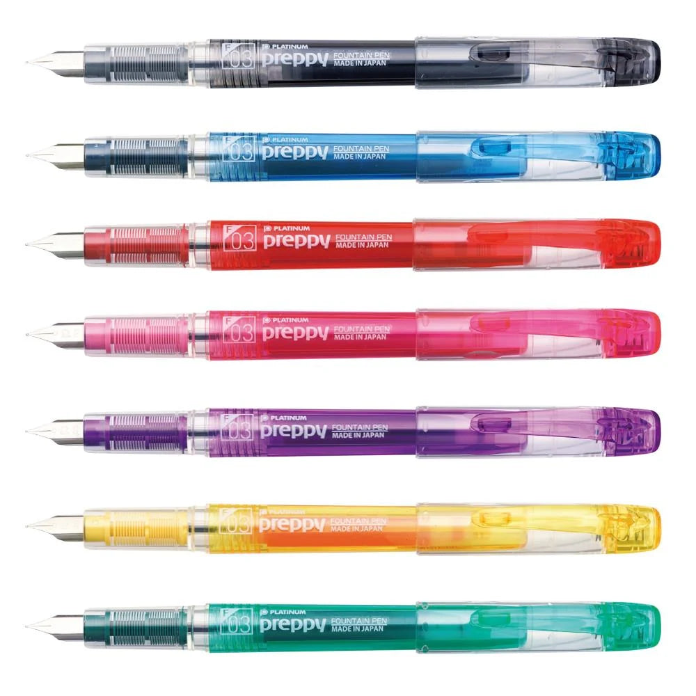 Preppy Fountain Pen - Platinum