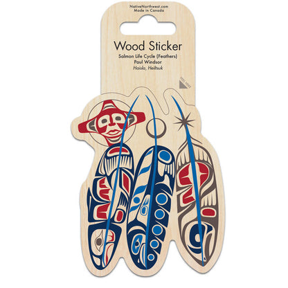 Native Northwest Wood Sticker