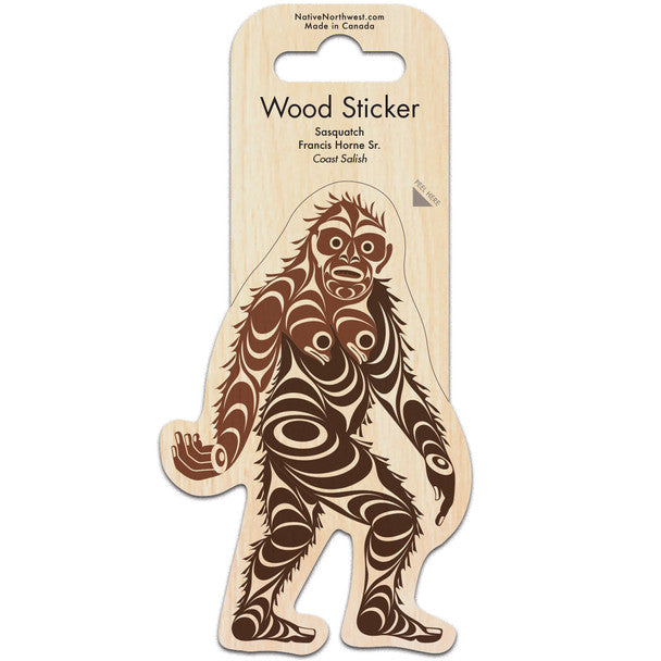 Native Northwest Wood Sticker