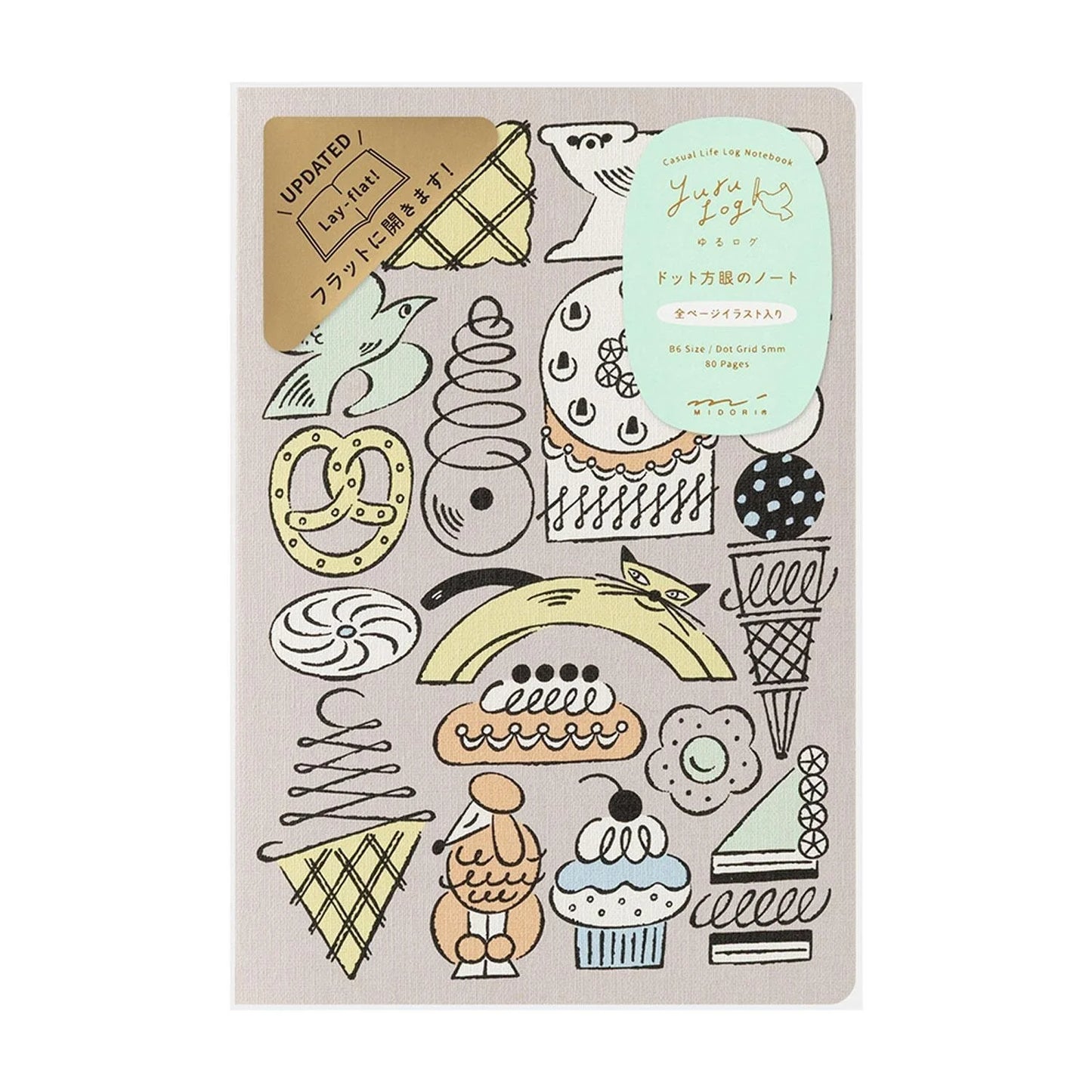 Yuru Log Notebook - Midori